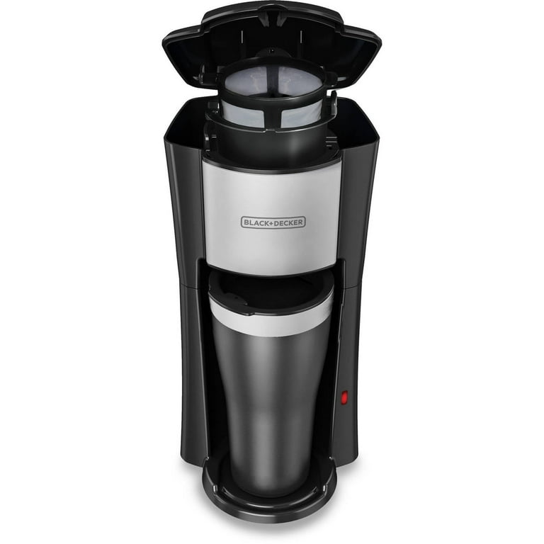 BLACK+DECKER Single Serve Coffee Maker, Black, CM618
