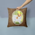 thumbnail image 2 of Carolines Treasures SS1029PW1414 Papillon Fabric Decorative Pillow, 14Hx14W, multicolor, 2 of 4