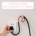 thumbnail image 3 of ShenMo 4 Pack Cord Clips, Self-Adhesive Drill-Free Cord Organizer for Kitchen Appliances Multifunctional Durable Cord Wrapper for Storage of Home Power Cable and Data Cables (Pink), 3 of 5