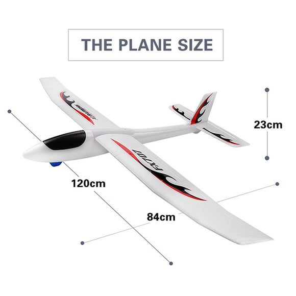 Size FX707S Airplane Hand Glider Plane Throwing Airplane Soft Foam Airplane Aircraft Model DIY Toys for Kids