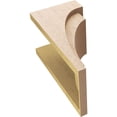 thumbnail image 6 of 12"W x 12"D x 24"H Wide Rivera Rough Cedar Woodgrain TimberThane Corbel, Primed Tan, 6 of 6