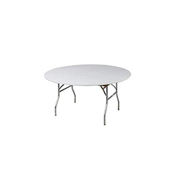 Kwik Covers 60 Round Fitted Plastic Table Bundle Of 5 White Com Kwik Covers 60 Round Fitted Plastic, Round Fitted Table Covers