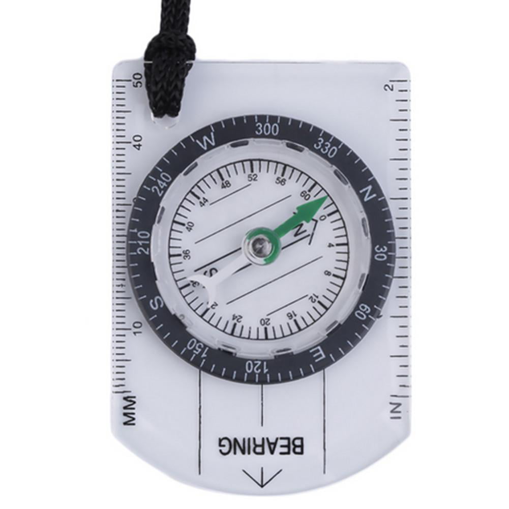 Outdoor Accessories Multifunctional Compass With Rope Rulers Map Scale Ruler 