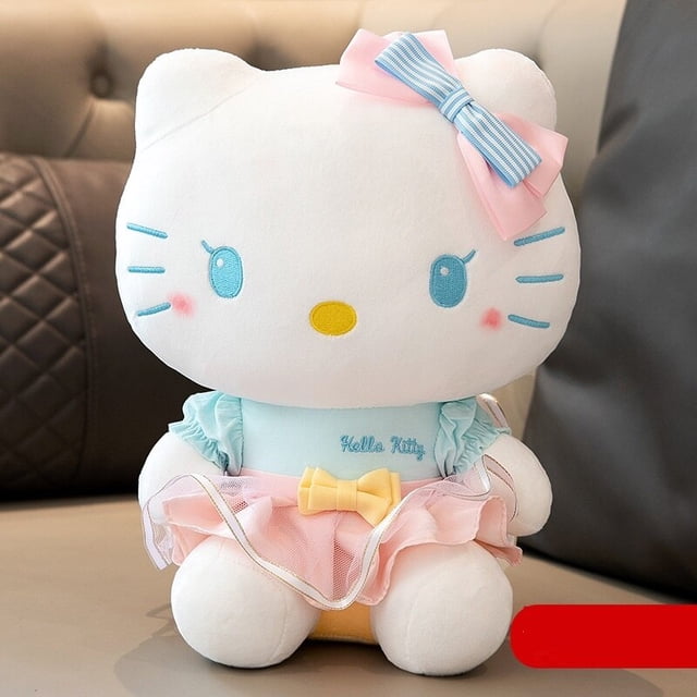 Peluches de dibujos animados de Hello Kitty, ramo de peluches de Anime, animales de peluche, gato, muñeca suave, 25/33cm Fivean unisex