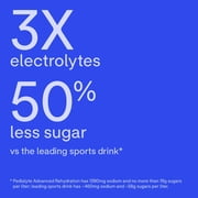 Pedialyte Advanced Rehydration Electrolyte Drink, Berry Frost, 1 Liter