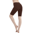 thumbnail image 3 of Women Cotton Spandex Gym Yoga Knee Length Exercise Bike Shorts S-5XL, 3 of 5