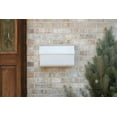 thumbnail image 2 of Architectural Mailboxes Woodlands Medium Capacity Galvanized Steel Wall Mount Mailbox White, 2 of 5