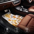 thumbnail image 4 of Cauagu Honey Bee Set Pattern Car Floor Mat Set of 4,Car Carpet Mats Car Mats with Anti-Slip Backing & Driver Heel Pad Universal Fit for Cars/Trucks/SUV/Vans, 4 of 6