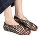 thumbnail image 1 of Sandalias Planas Casuales Zapatos Playa Bailarinas Ahuecadas Planos para Mujer Punta Cuadrada Ligero Transpirable Viajes Al Aire Libre, 1 of 9