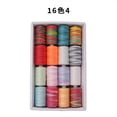 thumbnail image 1 of JUNWELL Variegated Colors Polyester Machine Thread 1000 Yards Each Rainbow Color All-Purpose Thread for Sewing  Rainbow Thread  Variegated Polyester Sewing Thread  Yards Spool Thread for, 1 of 7