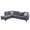 Gray|Left Hand, variant on Aukfa 3 Piece Sectional Sofa, Living Room Couch with Storage Ottoman&Cup Holder, Linen, Left Hand, Purple