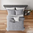 thumbnail image 3 of Home Trends 5-Piece Silver Floral Comforter Set, 3 of 6