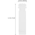 thumbnail image 2 of 10 Pack Vinyl Vertical Blind Repair Clips - For Repairing Vertical Window Blinds, Slats, Curtains - White, 2 of 5