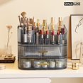 thumbnail image 2 of Organizador de maquillaje SpaceLuxe con cajones y cepillo giratorio de 360°, 2 of 8
