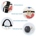 thumbnail image 7 of FORMRS Women's Travel Backpack Purse Anti-Theft Hidden Pockets Casual Shoulder Bag, Red Butterflies, 7 of 7