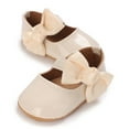 thumbnail image 2 of nvzhuang Baby Girls Moccasinss Bowknot Decor Soft Sole Flats Shoes  Non-Slip Summer Princess Shoes, 2 of 7