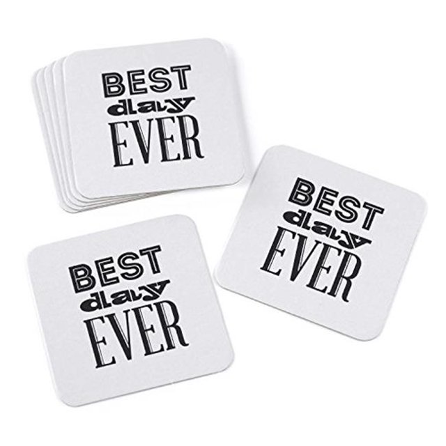 Hortense b Hewitt 35371 Hortense B Hewitt Wedding Coasters, Best Day Ever