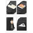 thumbnail image 6 of XIMIN Men Smell Proof Travel Laptop Backpack Large Capacity Carbon Enduring Secure Anti Theft Water Resistant Business Bag with USB Charging Port 3 Zips Black, 6 of 8