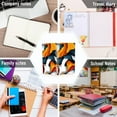 thumbnail image 6 of FORMRS 1-Subject Spiral Notebook 8" x 5" College Ruled 60 Refillable Sheet A5 Hard Cover, 2 Pack, Abstract Wavy, 6 of 7