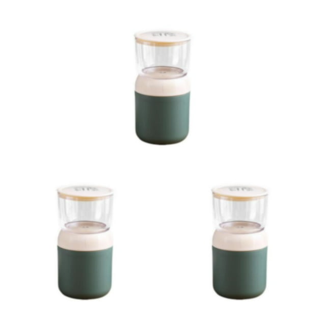 Transemion Leakproof And Portable Lunch Box For On--Go Snacking Convenient Storage Insulated Lunch Box Thermal Lunch Box Breakfast pp empty blue green 1 Plastic PP inner 3Set