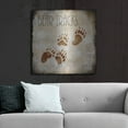 thumbnail image 6 of Luxe Metal Art 'Moose Lodge 2 - Bear Tracks' by Lightbox Journal, Metal Wall Art, 36"x36", 6 of 9