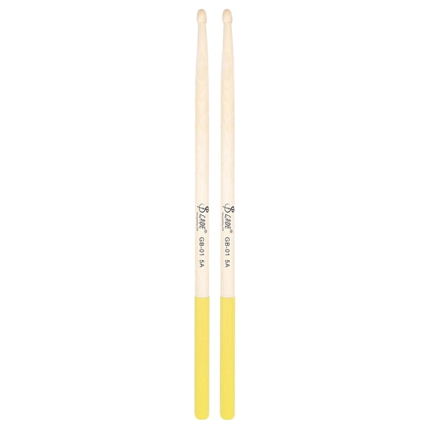 1 par de baquetas cómodas baquetas de madera piezas de instrumentos musicales portátiles