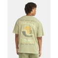 thumbnail image 3 of No Boundaries Oversized Cotton Graphic Tee, Men’s & Big Men’s, 3 of 5