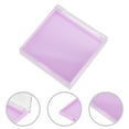thumbnail image 3 of Unique Bargains 1 Pc Reusable Single Layer Square Nail Storage Box Purple Plastic, 3 of 5