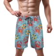 thumbnail image 2 of NICKSUN Men's Swim Trunks, Cute Print Quick Dry Summer Board Beach Shorts with Mesh Lining and Pockets, 2 of 6