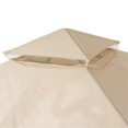 thumbnail image 4 of Noble House Skyline Outdoor 10' x 10' Canopy Gazebo with Curtains in Beige/Brown, 4 of 10