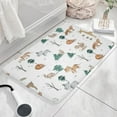 thumbnail image 3 of White Christmas Forest Animal Pattern Flannel Non Slip Door Rugs,Washable Door Mats Indoor,Decorative Door Mats,Dirt-Resistant and Absorbent Doormat for Entrance,Bedroom,Kitchen,Bathroom,31.5"x17", 3 of 4