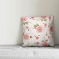 thumbnail image 2 of Creative Products Light Pink Watercolor Florals 18x18 Throw Pillow, 2 of 2