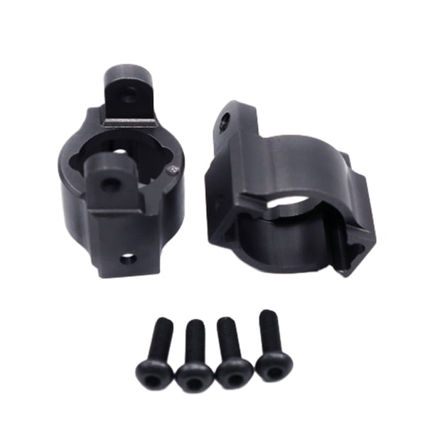 Bewildely RC Car S Performance con soportes de ruedas de aleación de aluminio premium para ECX 1/12 Rc RGT 136100 negro Type1 NO1