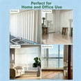 thumbnail image 5 of (32 Pieces) Clear Vertical Blind Repair Tabs, Vertical Blinds Tabs/Blind Fixers for Vertical Blinds Replacement Slats & Parts(White*32), 5 of 8