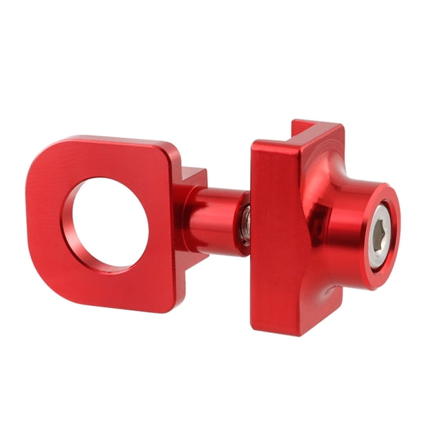 Maytalsory Convenient And Lightweight Chain Adjuster For Bike Chain Adjuster Tensioner Alloy Bicycle Chain Adjuster Easy To Install red 1Set