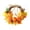 F, variant on Autumn Wreath,Fall Floral Swag Wreath For Front Door,Pumpkin Maple Leaf Crescent Hanging Decor With Burlap Bow Bell, Rustic Farmhouse Harvest Decoration For Halloween Thanksgiving Porch Wall Window