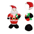 thumbnail image 2 of Adorno navideño inflable de Papá Noel para vacaciones, adorno navideño luminoso para decoración al aire libre, luces LED integradas para vacaciones en, 2 of 8