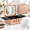 Rose Gold Floral, variant on Makeup Case Withic Lighted Mirror Box Detachable Led Adjustable Brightness In 3 Colors Waterproof Stororganizer Artist Suitcase Di