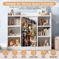 thumbnail image 6 of ROGALIS Book Shelf for Kid Room with 8 Storage Cubbies, Toddler Stuffed Animal Toy Storage Organizer, 6 of 7