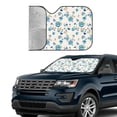 thumbnail image 4 of Fuzoiu Rose Flowers Print Car Windshield Sun Shade,Block Uv Rays Sunshade,Foldable Front Window Sun Visor Protector for Car,SUV,Truck-Keep Vehicle Cool-Rose Flowers, 4 of 8