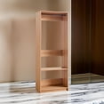 thumbnail image 6 of Benjara Dee Modular Closet System- 1 Metal Hanging Rod and 1 Shelf- Oak Brown, 6 of 6