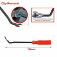 thumbnail image 2 of Car Trim Rivets Plastic Decorations Plier Tools Set Auto Fastener Clips Wear-resistant Vehicle Accessory Panel Bumper Using red handle 6 Inch, 2 of 8
