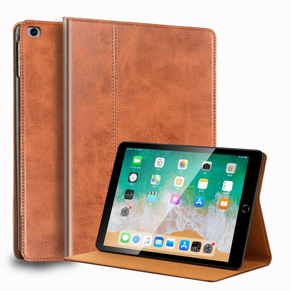 Gexmil For Ipad Case 5th/6th Gen 9.7 inch 2017/2018 and Ipad Air 1st/2nd 9.7-inch 2013/2014.Brown