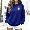 thumbnail image 6 of Qingpeng Womens Halloween Sweatshirt Spooky Season Print Crewneck Oversized Long Sleeve Oversized Fall Pullover Tops Loose Comfy Shirts, 6 of 6