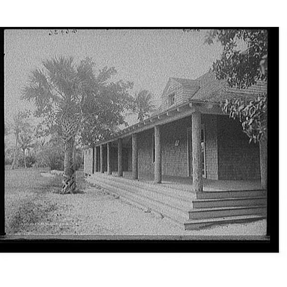 Historic Print, Golf club house, Palm Beach, Fla., 16" x 20"