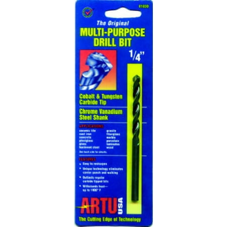 

Multi-Purpose Rotary Drill Bit Cobalt Tip 9/32 X 4-3/8