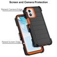 thumbnail image 4 of For Motorola Moto G Play 4G 2024 Case,Takfox Holster Phone Case with Built-in Screen Protector Swivel Belt Clip [3 Layers] Heavy Duty Full Body Protection Shockproof Kickstand Cover- Black, 4 of 9
