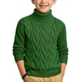 thumbnail image 2 of KyCheLot Pullover Sweaters for Boys Girls Solid Color Long Sleeve Round Neck Clothes Trendy Warm Knitted Tops, 2 of 6