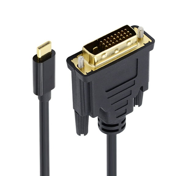 CY USB 3.1 Type C USB-C Source to DVI 1080P 60hz Displays Male Monitor Cable for Laptop 1.8m