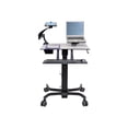 thumbnail image 2 of Ergotron TeachWell Mobile Digital Workspace - Cart - Patented Constant Force Technology - for notebook / keyboard / mouse - steel, phenolic composite, high-grade plastic - graphite gray, 2 of 10